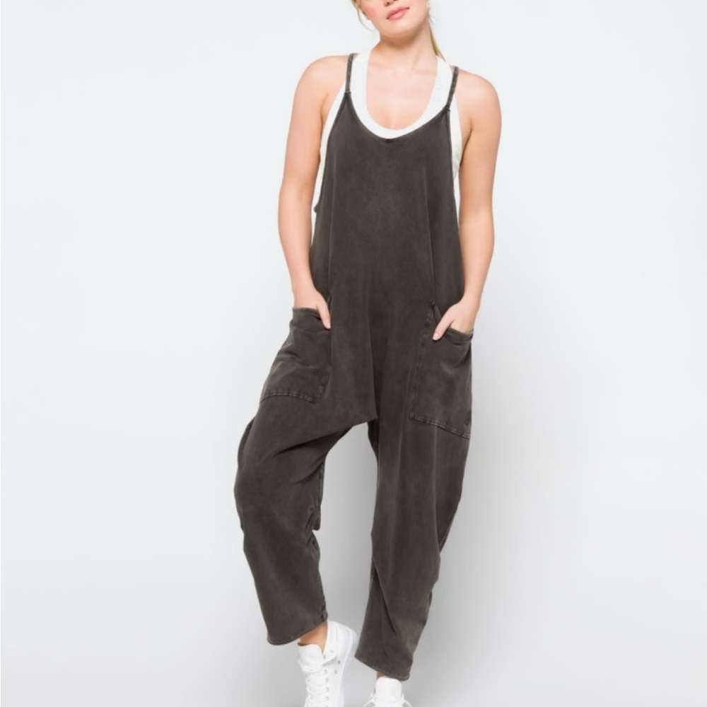 FP Movement by Free People Dark Gray Jumpsuit